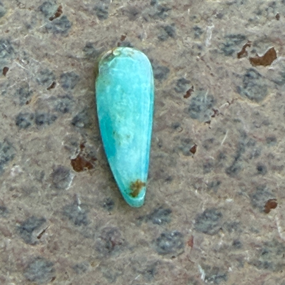 Boulder opal Turquoise Teardrop loose Gemstone 1.44 carats